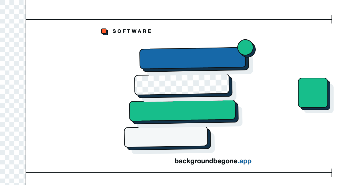 Flat illustration: a stack of layered panels, each lifted off the one below, under the label “Other software”.