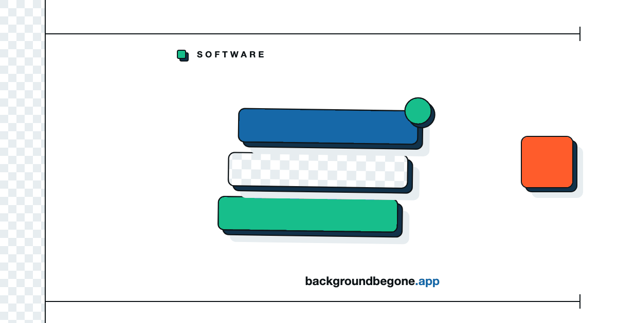 Flat illustration: a stack of layered panels, each lifted off the one below, under the label “Other software”.